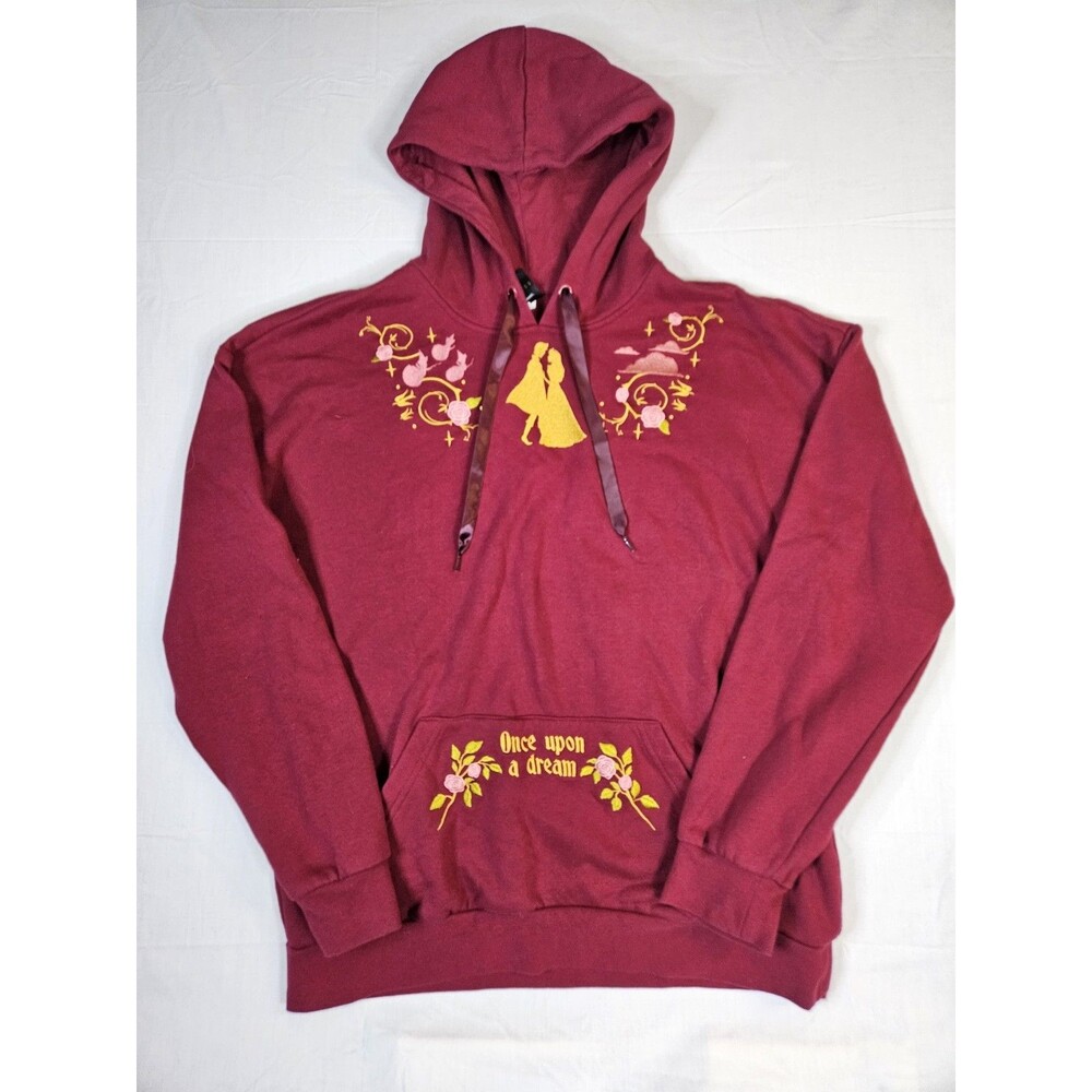 Disney Hoodie Women's Large Red Sleeping Beauty Once Upon a Dream Ltd Edition